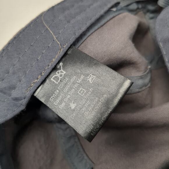 D&Y Fitted Cadet Army Cap Gray One Size Embellished Rhinestone Stretch - Picture 9 of 9